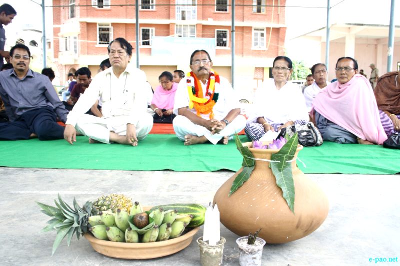 Fast unto Death' by Kakchingtabam Bihari demanding Inner Line Permit (ILP) in Manipur :: 6 July 2012