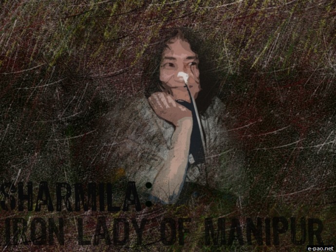 Irom Sharmila - Iron lady of Manipur :: Artwork