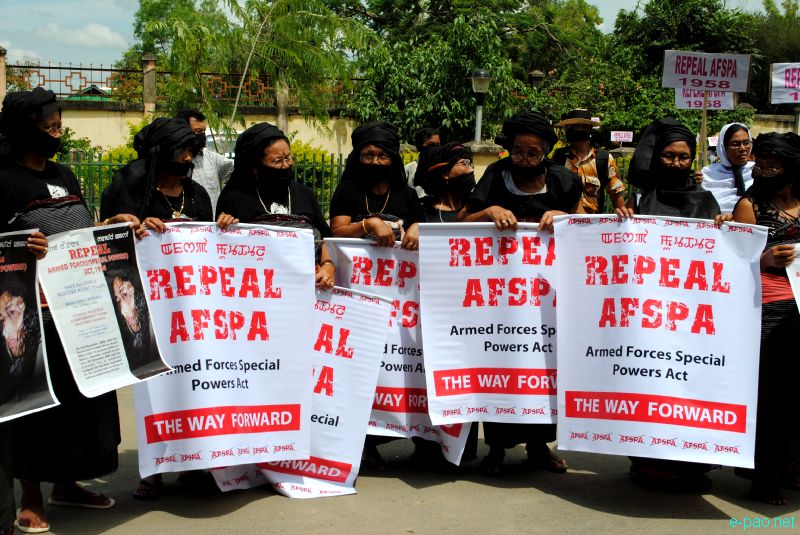 Peace Rally at Imphal observing the signing of AFSPA in 1958 on 11 September 2011  