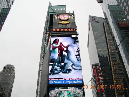 Times Square - Manhattan, April 2007