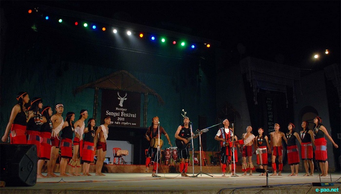 Tangkhul Cultural Dance at the Manipur Sangai Tourism Festival 2011 :: 27 November