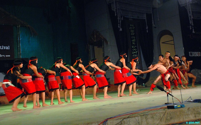 Tangkhul Cultural Dance at the Manipur Sangai Tourism Festival 2011 :: 27 November