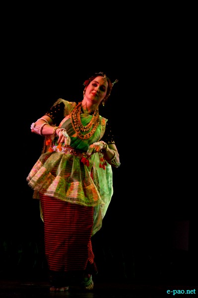 Anjela Sofia Sterzer  at Festival of Classical Manipuri Solo Dance 2012 at JNMDA Auditorium, Imphal :: October 30 2012