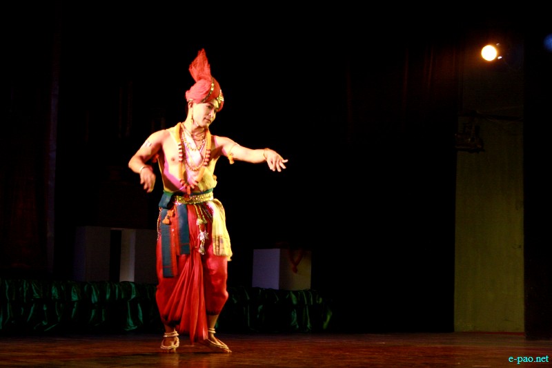 Pukhrambam Bilash Singh  at Festival of Classical Manipuri Solo Dance 2012 at JNMDA Auditorium, Imphal :: October 30 2012