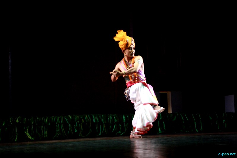 Pukhrambam Bilash Singh  at Festival of Classical Manipuri Solo Dance 2012 at JNMDA Auditorium, Imphal :: October 30 2012
