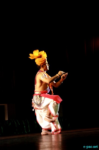 Pukhrambam Bilash Singh  at Festival of Classical Manipuri Solo Dance 2012 at JNMDA Auditorium, Imphal :: October 30 2012
