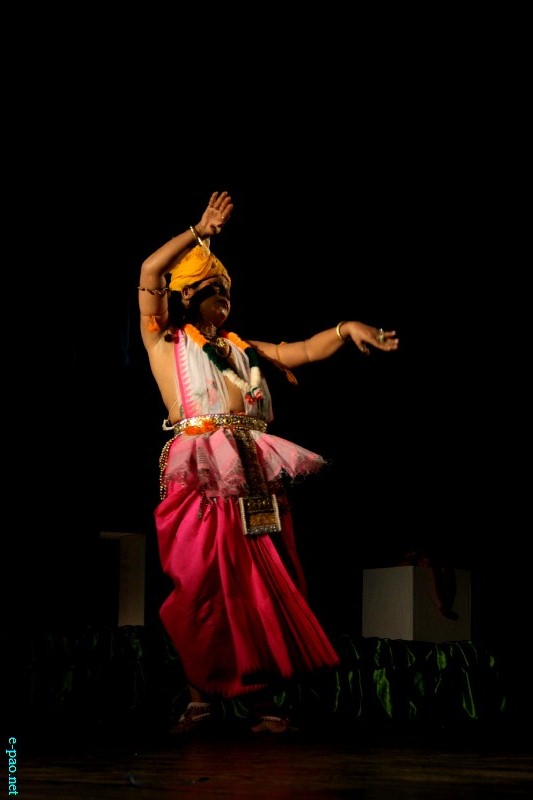 Dr Moirangthem Macha Chaoreikanba (Anil) at Festival of Classical Manipuri Solo Dance 2012 at JNMDA Auditorium, Imphal :: October 26 2012
