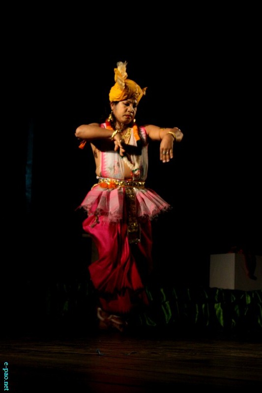 Dr Moirangthem Macha Chaoreikanba (Anil) at Festival of Classical Manipuri Solo Dance 2012 at JNMDA Auditorium, Imphal :: October 26 2012