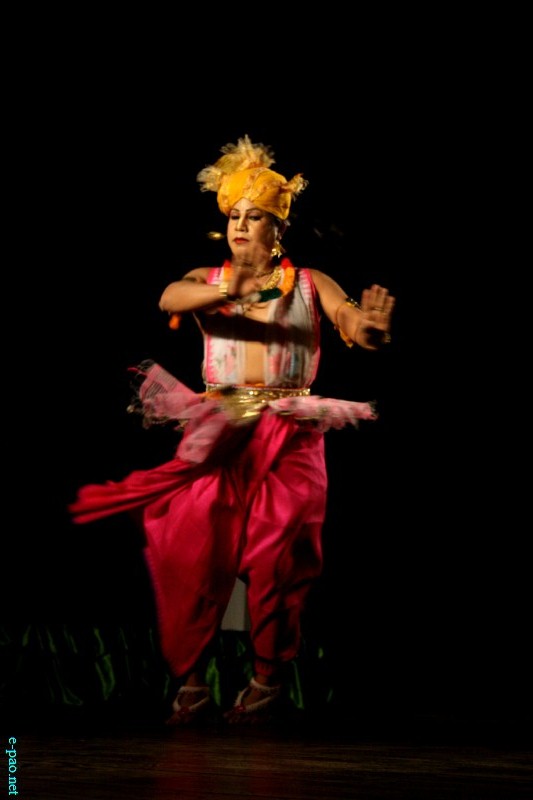 Dr Moirangthem Macha Chaoreikanba (Anil) at Festival of Classical Manipuri Solo Dance 2012 at JNMDA Auditorium, Imphal :: October 26 2012