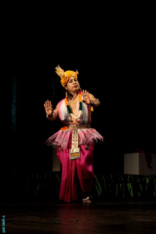 Dr Moirangthem Macha Chaoreikanba (Anil) at Festival of Classical Manipuri Solo Dance 2012 at JNMDA Auditorium, Imphal :: October 26 2012