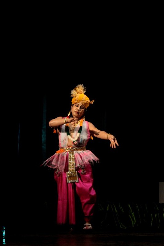 Dr Moirangthem Macha Chaoreikanba (Anil) at Festival of Classical Manipuri Solo Dance 2012 at JNMDA Auditorium, Imphal :: October 26 2012