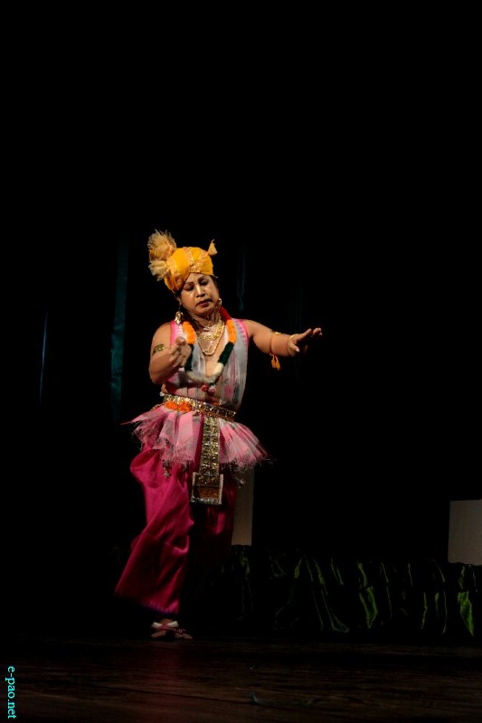 Dr Moirangthem Macha Chaoreikanba (Anil) at Festival of Classical Manipuri Solo Dance 2012 at JNMDA Auditorium, Imphal :: October 26 2012