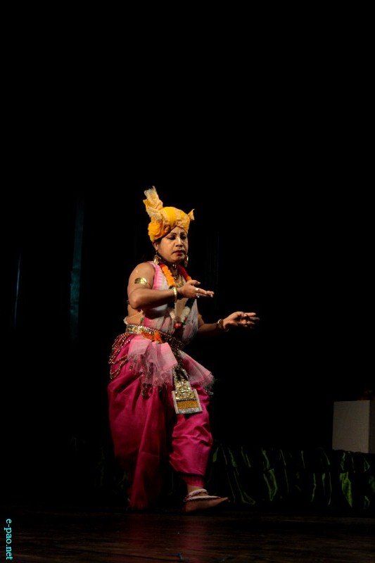 Dr Moirangthem Macha Chaoreikanba (Anil) at Festival of Classical Manipuri Solo Dance 2012 at JNMDA Auditorium, Imphal :: October 26 2012