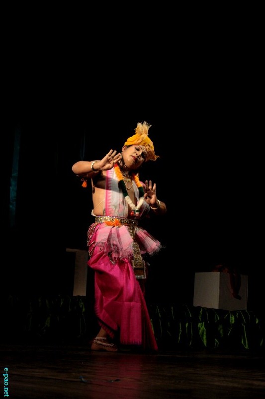 Dr Moirangthem Macha Chaoreikanba (Anil) at Festival of Classical Manipuri Solo Dance 2012 at JNMDA Auditorium, Imphal :: October 26 2012