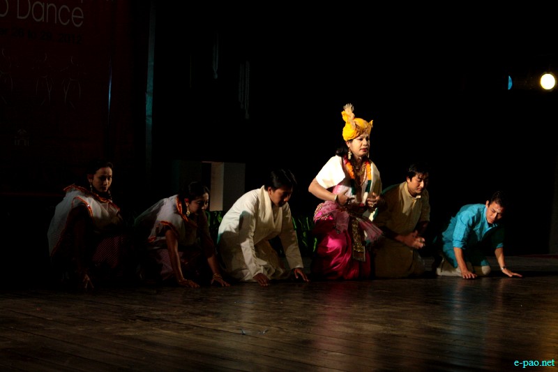 Dr Moirangthem Macha Chaoreikanba (Anil) at Festival of Classical Manipuri Solo Dance 2012 at JNMDA Auditorium, Imphal :: October 26 2012