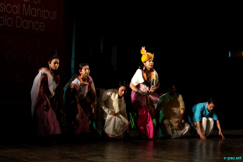 Dr Moirangthem Macha Chaoreikanba (Anil) at Festival of Classical Manipuri Solo Dance 2012 at JNMDA Auditorium, Imphal :: October 26 2012