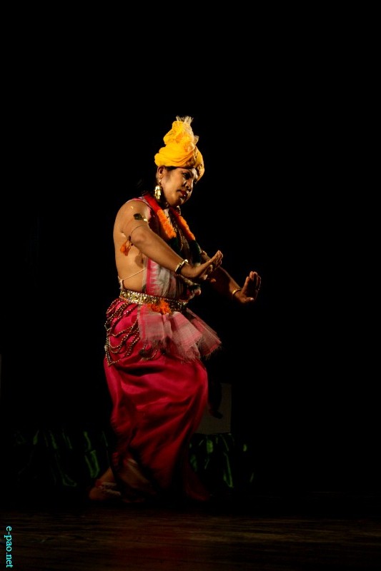 Dr Moirangthem Macha Chaoreikanba (Anil) at Festival of Classical Manipuri Solo Dance 2012 at JNMDA Auditorium, Imphal :: October 26 2012