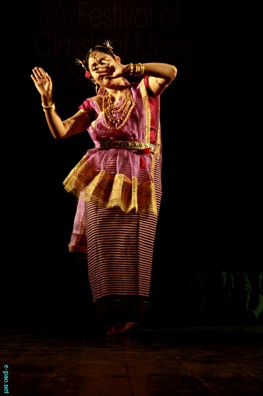 Raj Kumari Muktasana Devi  at Festival of Classical Manipuri Solo Dance 2012 at JNMDA Auditorium, Imphal :: October 26 2012
