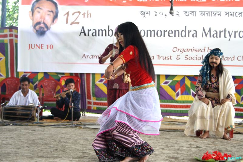 A Play at the 12th Arambam Somorendra Memorial Day at Khurai, Salangthong :: June 10 2012
