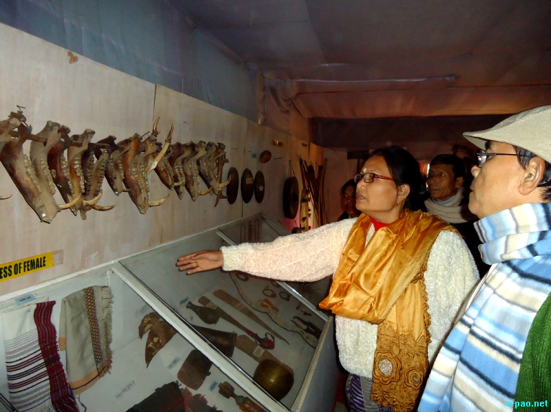 Museum for artifacts used by Kom people at Khoirentak Khullen in Churachandpur :: 2012
