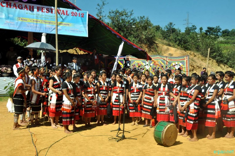  Chagah Festival : Annual festival of Liangmai community celebrated at Taphou Liangmai village, Senapati :: Oct 30, 2012