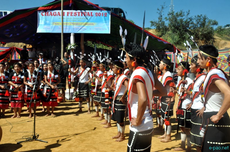 Chagah Festival : Annual festival of Liangmai community celebrated at Taphou Liangmai village, Senapati :: Oct 30, 2012 