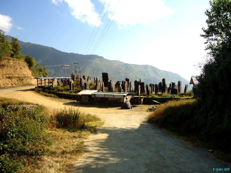 Megalithic structures at Willong village's Katak Tukhum area in Mao-Maram