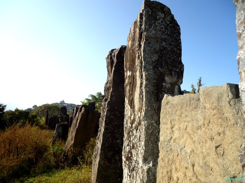 Megalithic structures at Willong village's Katak Tukhum area in Mao-Maram ::  December 2012