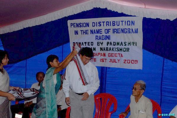 Pension Distribution to Handicapped Persons :: 1st July 2009
