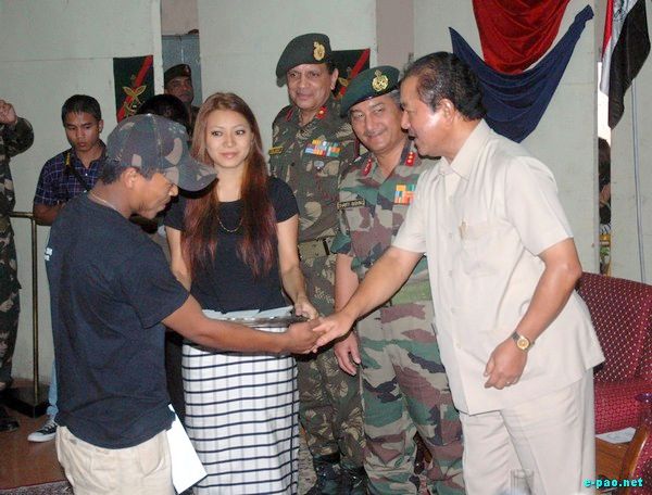 Surrender Ceremony at Aizawl, Mizoram  :: 17 July 2009