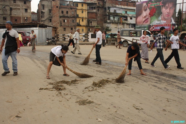 World Environment Day Campaign in Imphal organised by Volunteers for Manipur and Legend Studio (Manipur) in 2010