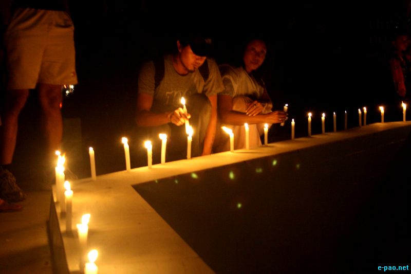 29th International AIDS Candlelight Memorial day by CSOs at Lamyanba Shanglen, Imphal :: May 20 2012