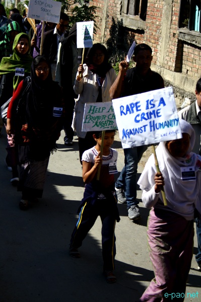 Public rally against Child Rights violation in Manipur at Hao Ground, Imphal  :: November 26 2012