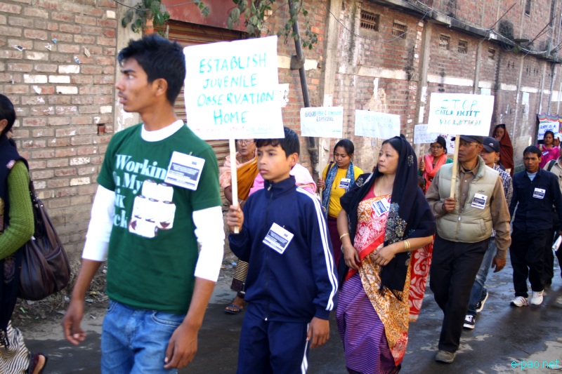 Public rally against Child Rights violation in Manipur at Hao Ground, Imphal  :: November 26 2012
