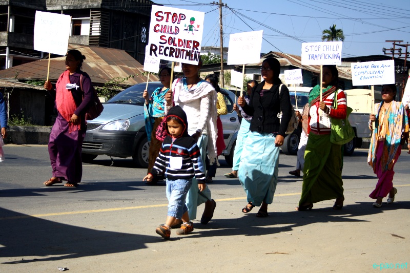 Public rally against Child Rights violation in Manipur at Hao Ground, Imphal  :: November 26 2012