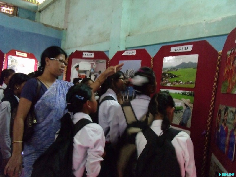 Photo exhibition on 'Development Initiatives in North East' at Lamsang, Imphal West :: 25 September 2012