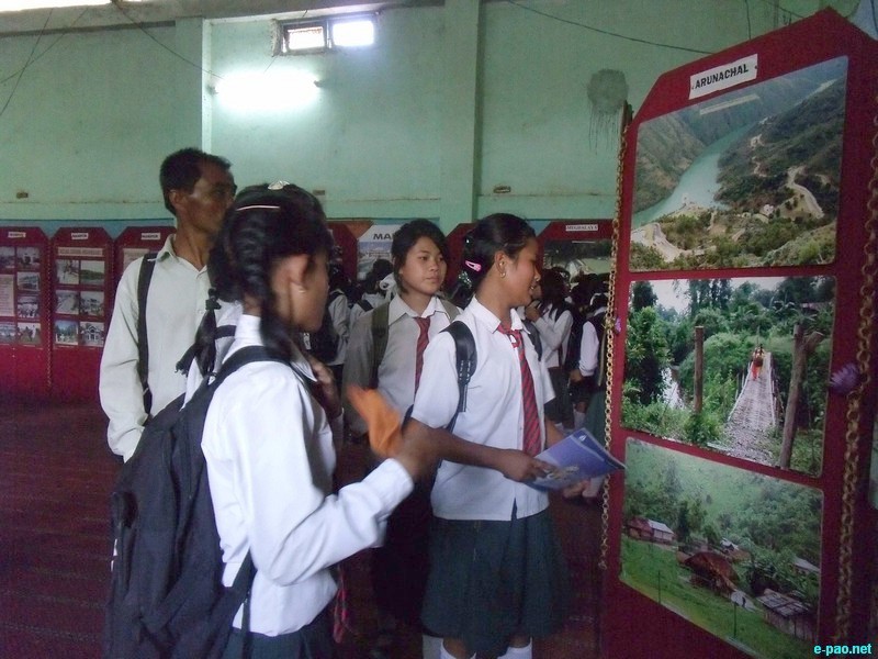 Photo Exhibition on the theme 'Development Initiatives in North East' at Lamsang Community Hall 