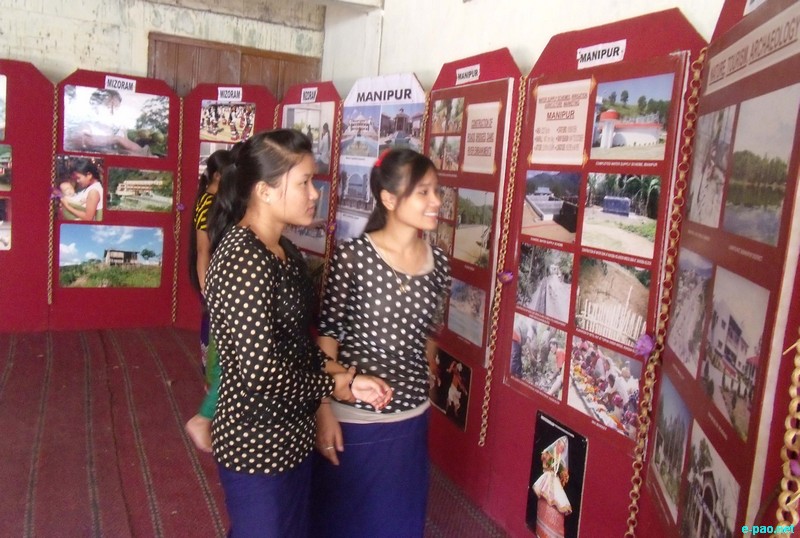 Photo Exhibition at Public Theatre Hall, Nambol in Bishnupur District