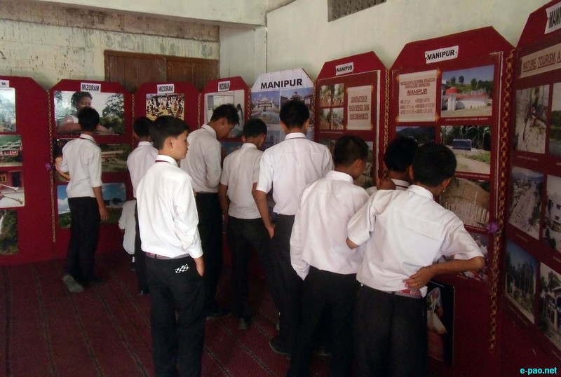Photo Exhibition at Public Theatre Hall, Nambol in Bishnupur District