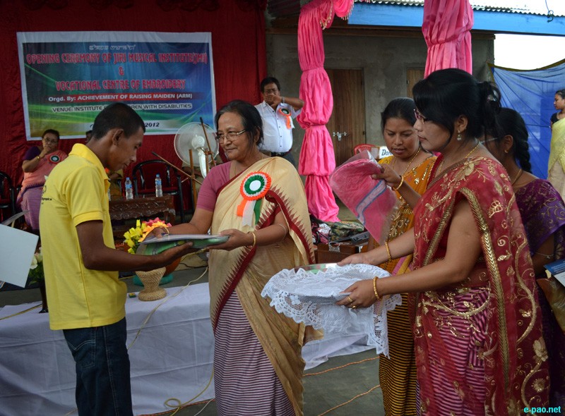 Opening of Jiri Musical Institute and Vocational Centre of Embroidery at Jiribam :: 12th August 2012