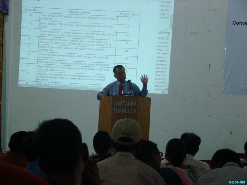 Convention On Millennium Development Goals In Manipur at Lamyanba Sanglen, Imphal :: 18 October 2012