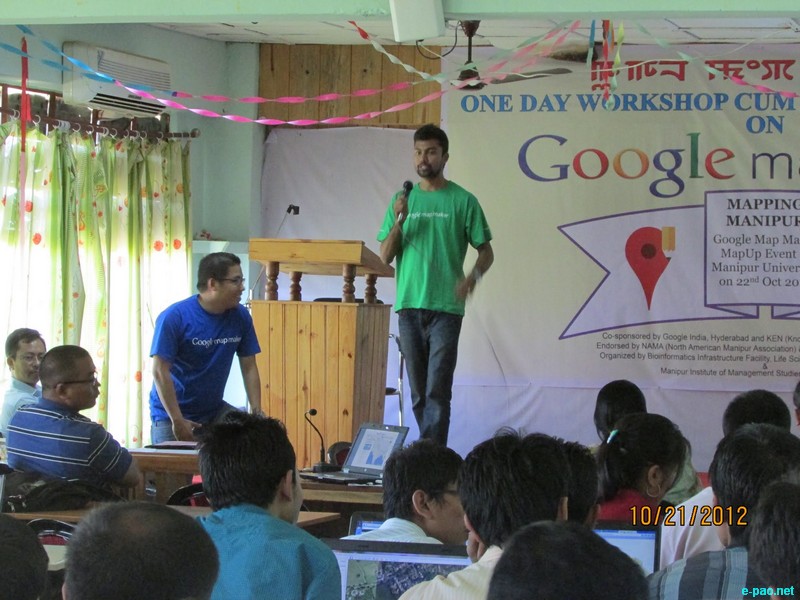 One Day Workshop cum Hands-on Training on Google Mapmaker for Mapping Manipur at Manipur University :: October 22 2012