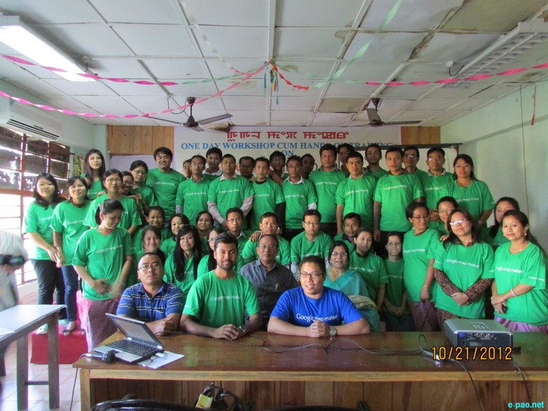 One Day Workshop cum Hands-on Training on Google Mapmaker for Mapping Manipur at Manipur University :: October 22 2012
