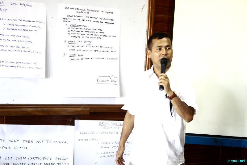 One Day Training Program on HIV/AIDS Awareness organised by Tribal Research Institute :: June 20 2012 :: June 20 2012