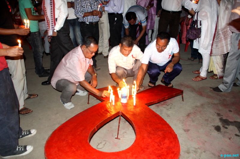 29th International AIDS Candlelight Memorial day by MNP+ at MDU hall, Imphal :: May 20 2012