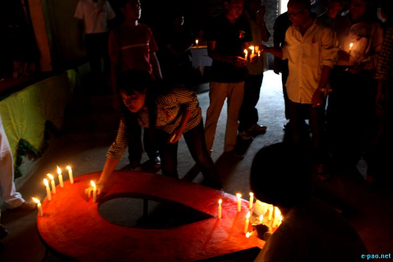29th International AIDS Candlelight Memorial day by MNP+ at MDU hall, Imphal :: May 20 2012