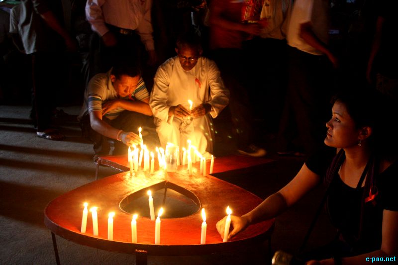 29th International AIDS Candlelight Memorial day by MNP+ at MDU hall, Imphal :: May 20 2012