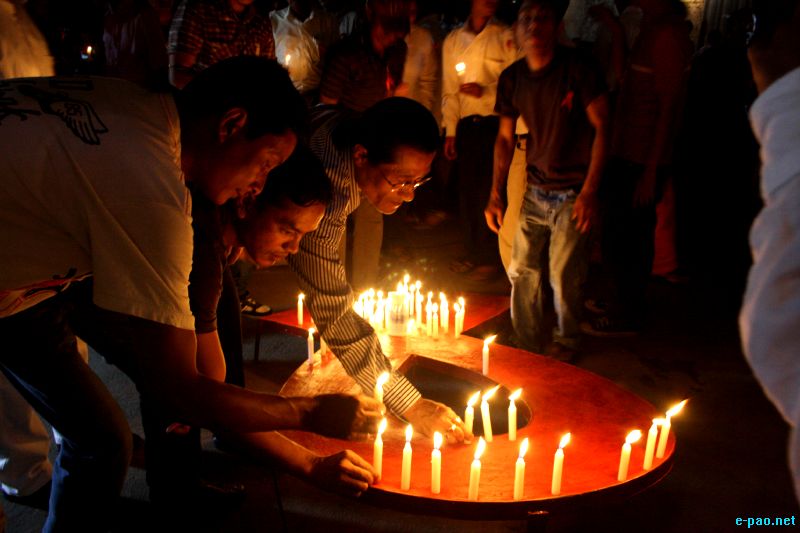 29th International AIDS Candlelight Memorial day by MNP+ at MDU hall, Imphal :: May 20 2012