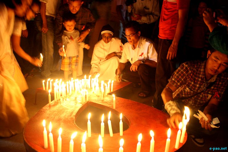 29th International AIDS Candlelight Memorial day by MNP+ at MDU hall, Imphal :: May 20 2012