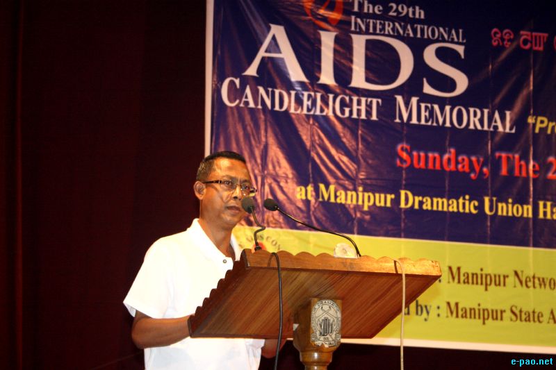 29th International AIDS Candlelight Memorial day by MNP+ at MDU hall, Imphal :: May 20 2012